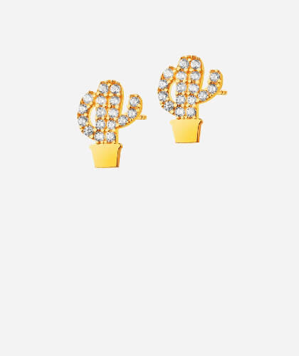Biżuteria z motywem kaktusa